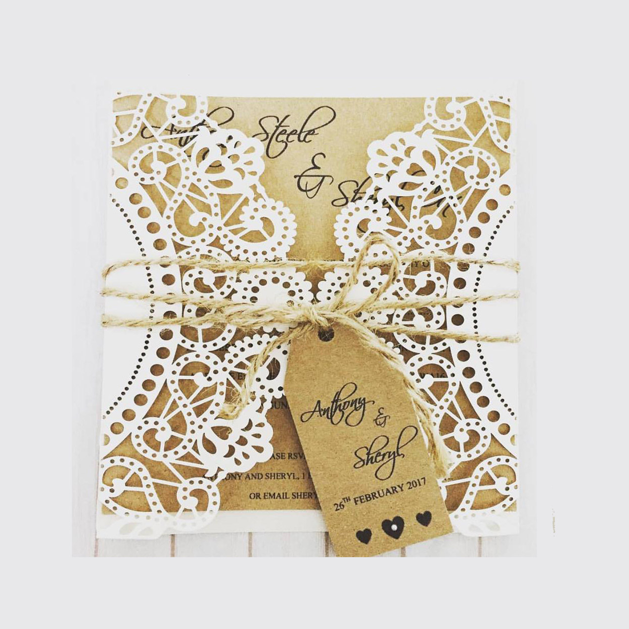 Timeless Love invitation
