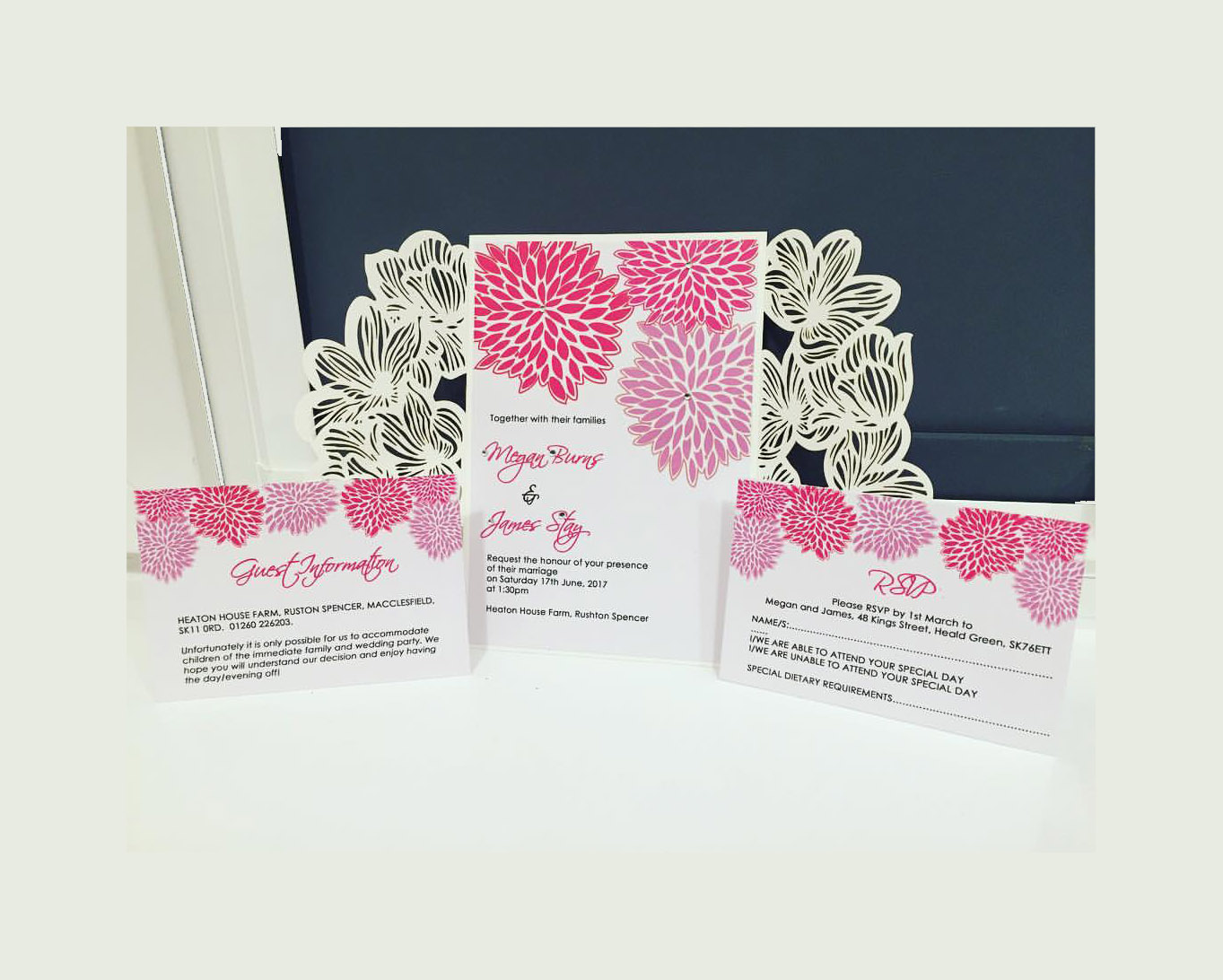 Floral Bloom invitation