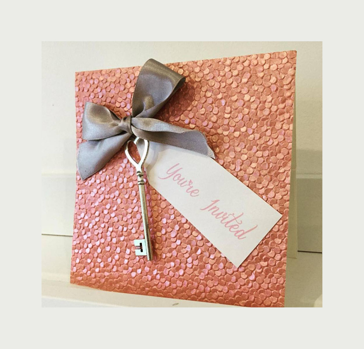 Key to My Heart invitation