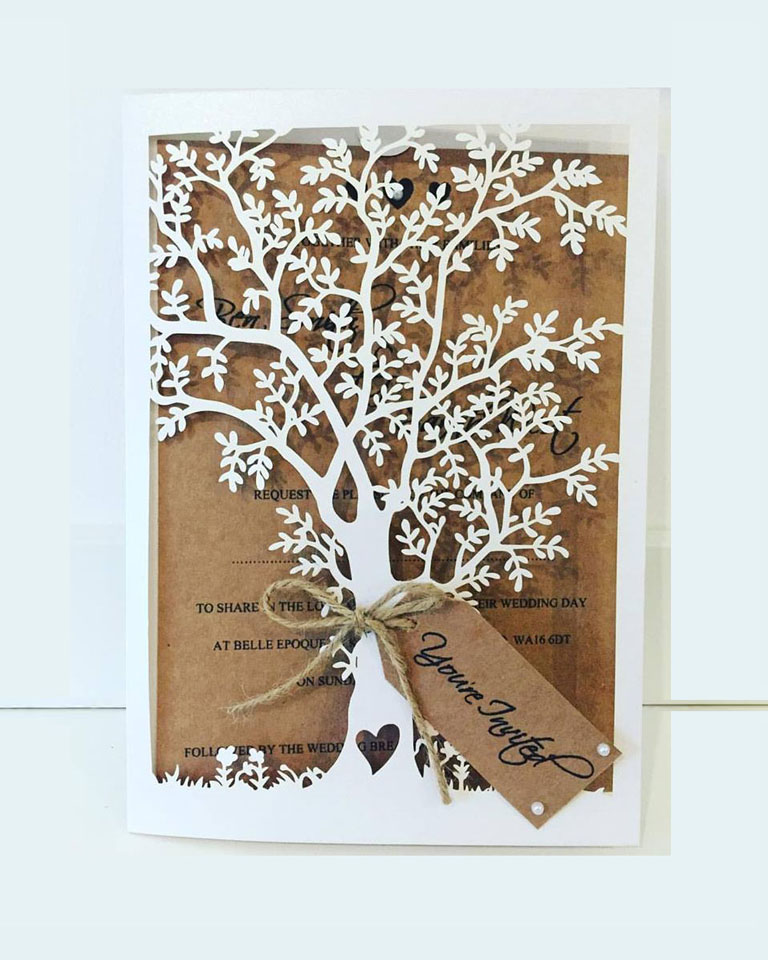 The Love Tree invitation